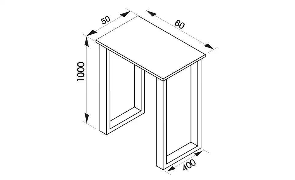 Bartisch Xona, Bemaßung