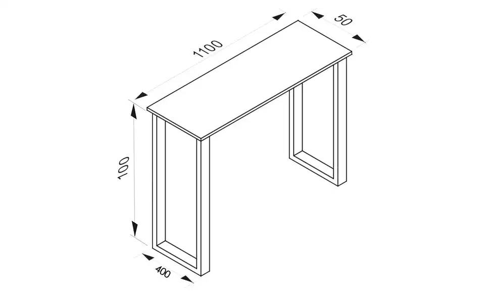 Bartisch Xona, Bemaßung