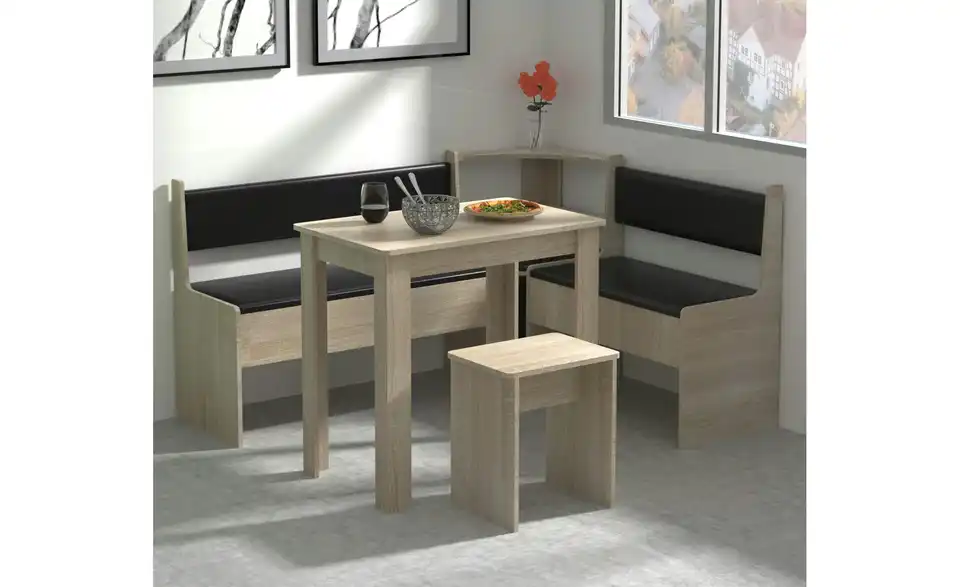 Eckbank, in Wohnsituation