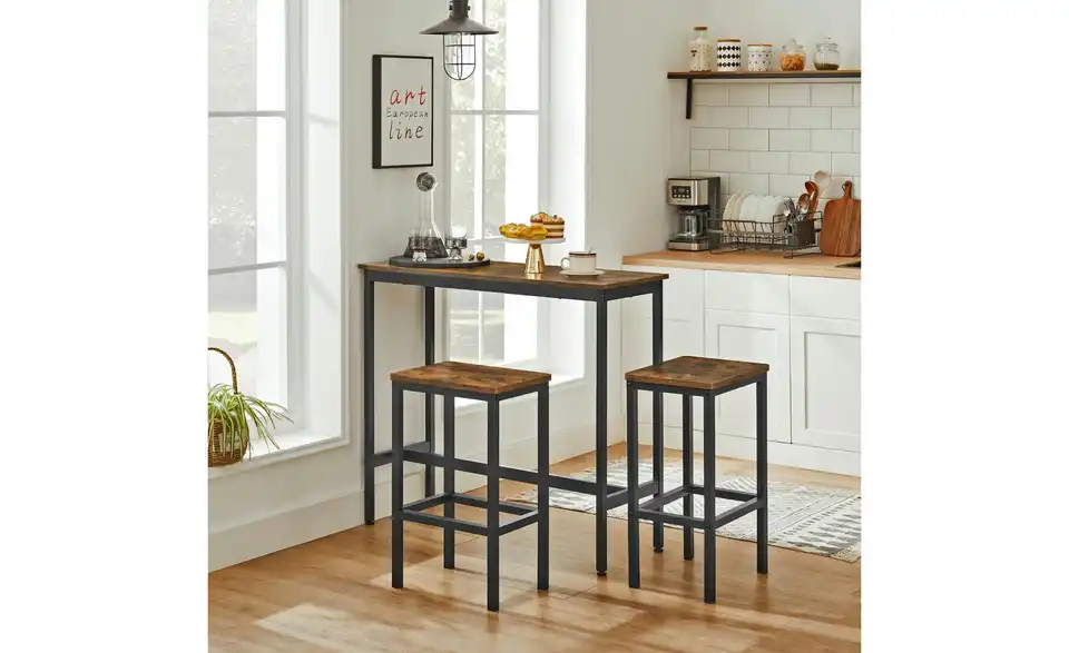 Bartisch 3er-Set, in Wohnsituation