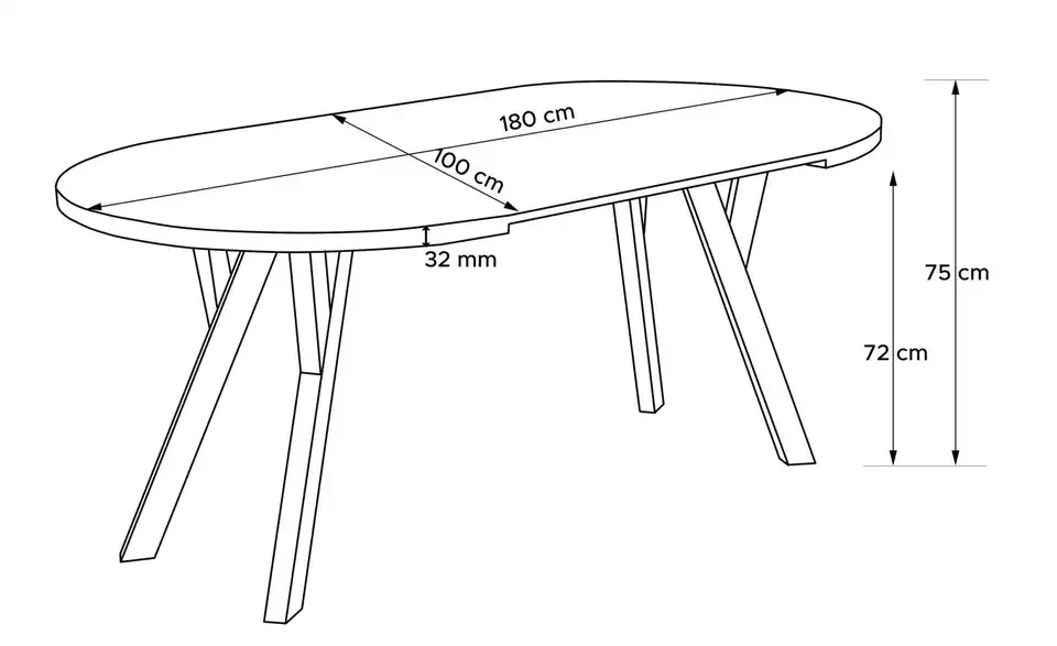 KONSIMO Esstisch, Ergänzung