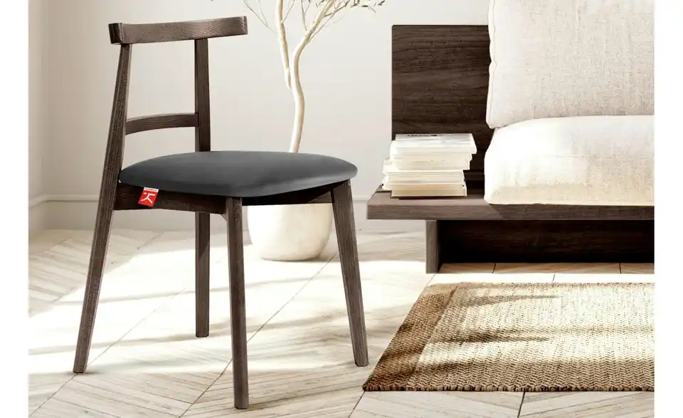 KONSIMO Holzstuhl 2er-Set, in Wohnsituation
