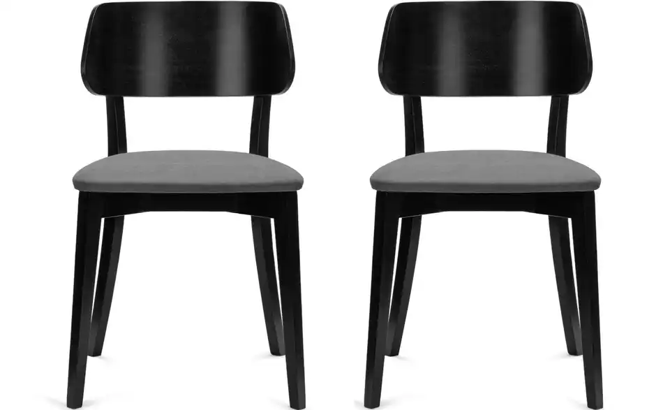 KONSIMO Holzstuhl 2er-Set, Frontansicht
