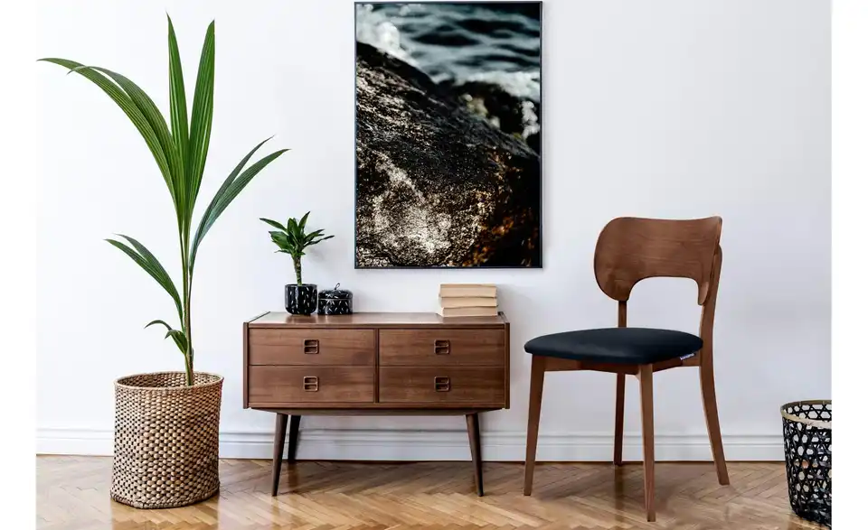 KONSIMO Holzstuhl 2er-Set, in Wohnsituation