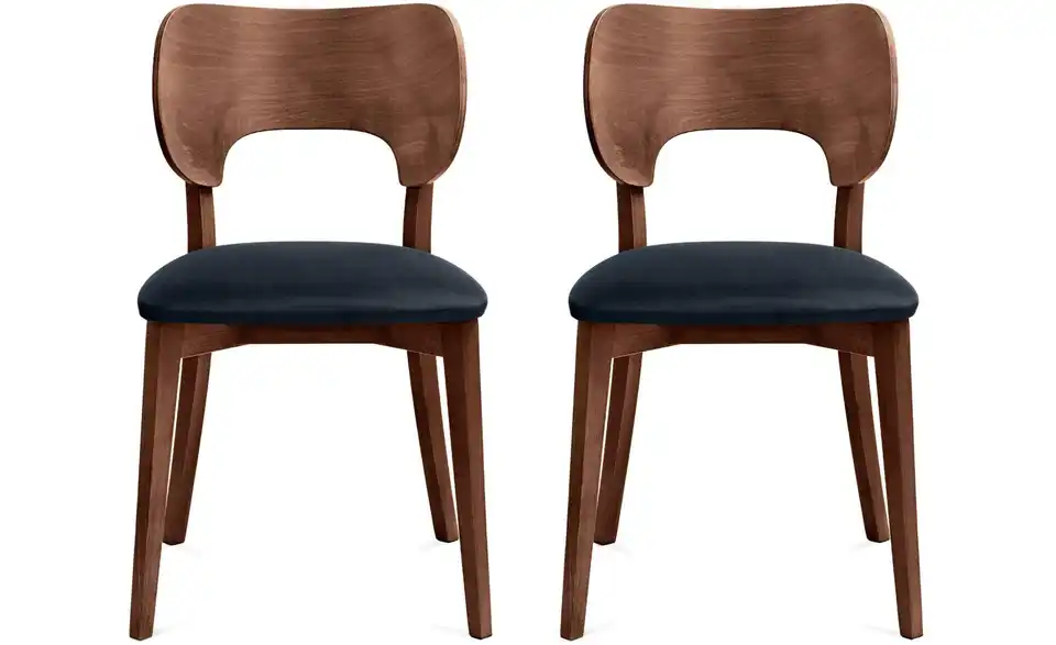 KONSIMO Holzstuhl 2er-Set, Frontansicht