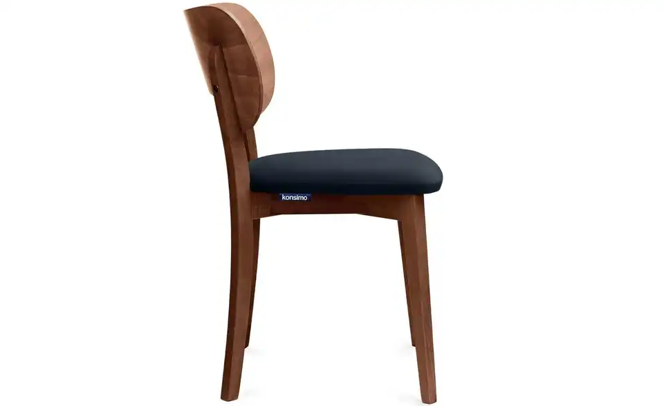 KONSIMO Holzstuhl 2er-Set, Profilansicht