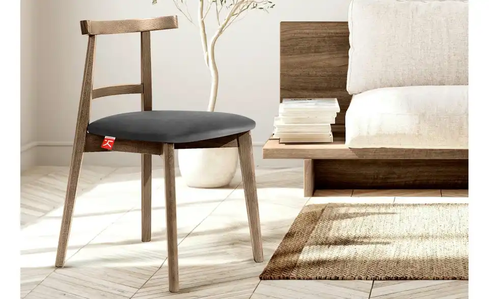 KONSIMO Holzstuhl 2er-Set, in Wohnsituation