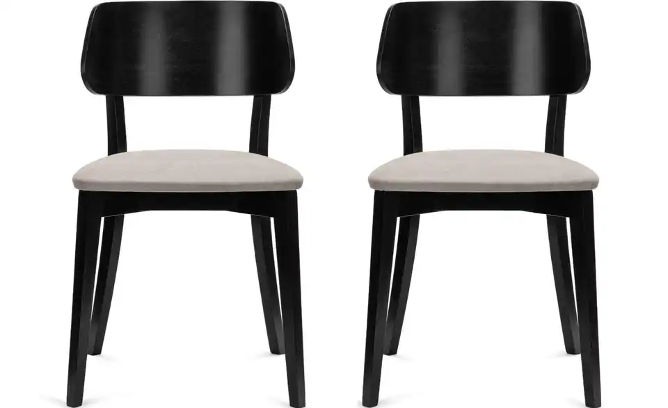 KONSIMO Holzstuhl 2er-Set, Frontansicht