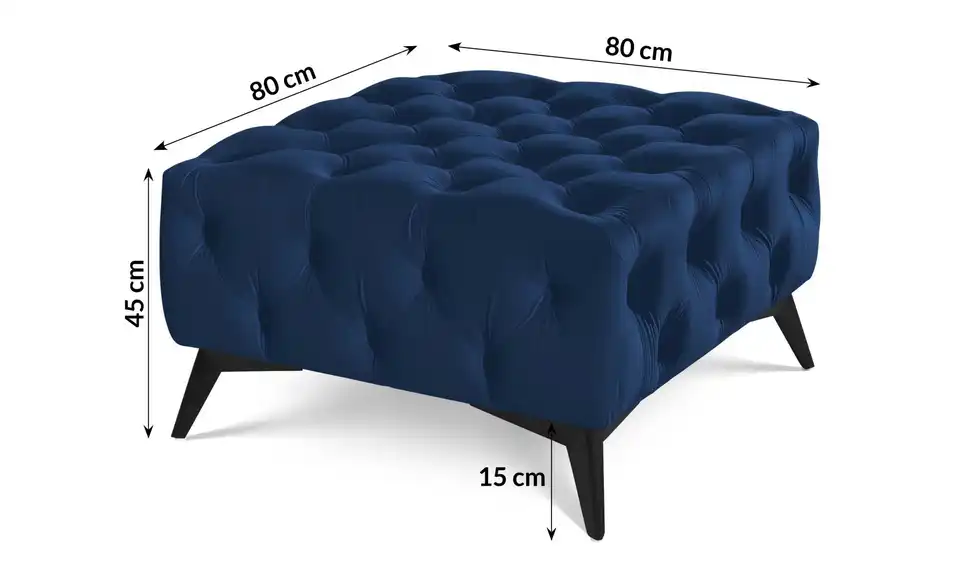 S-STYLE Hocker Wilhelm, Bemaßung