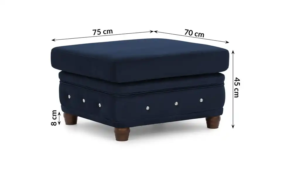 S-STYLE Hocker, Bemaßung