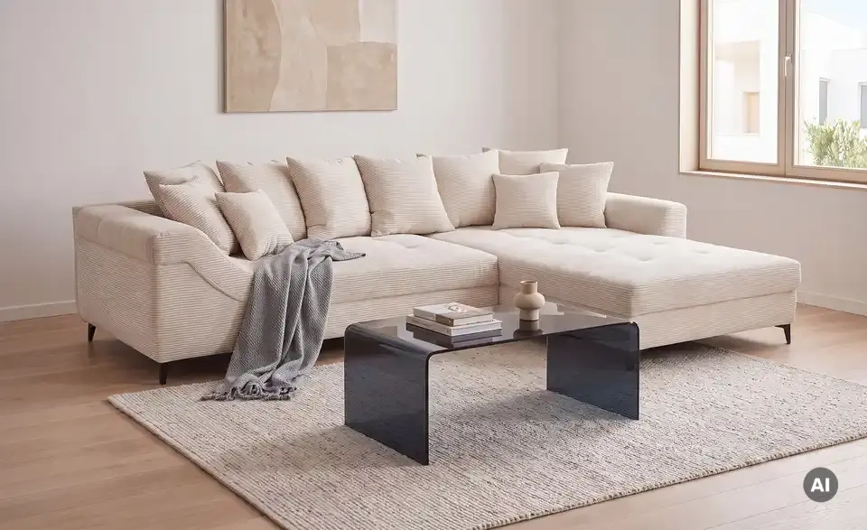 bobb Ecksofa Jonna, in Wohnsituation