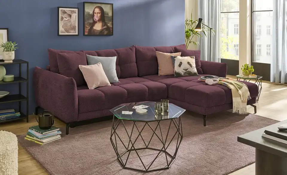 Ecksofa Casandra de Luxe, in Wohnsituation