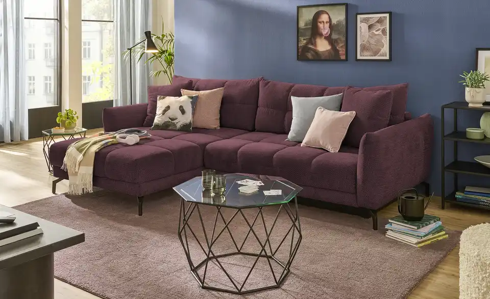 Ecksofa Casandra de Luxe, in Wohnsituation