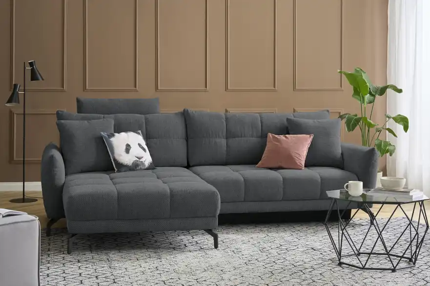 Ecksofa Casandra de Luxe, in Wohnsituation