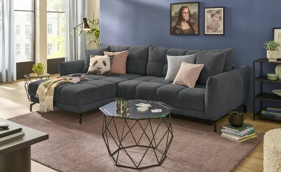 Ecksofa Casandra de Luxe, in Wohnsituation