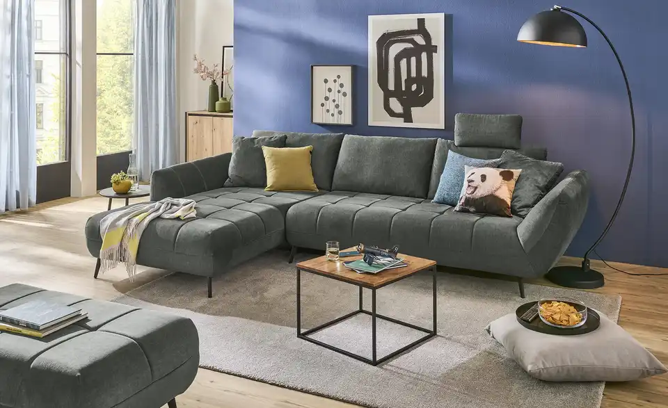 Ecksofa Carly, in Wohnsituation