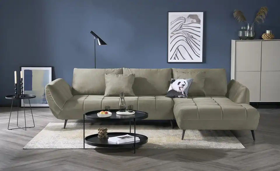 Ecksofa Carly, Frontansicht