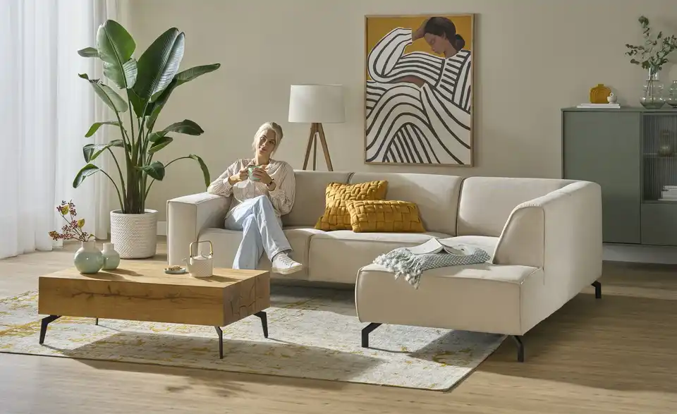 Ecksofa Brenda, in Wohnsituation