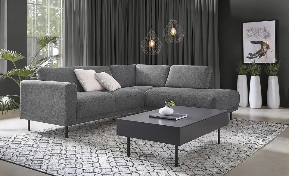 Ecksofa Polana, in Wohnsituation