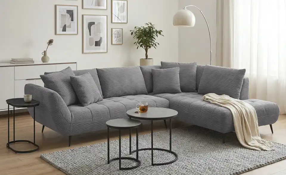 Ecksofa Carly Novaspring, in Wohnsituation