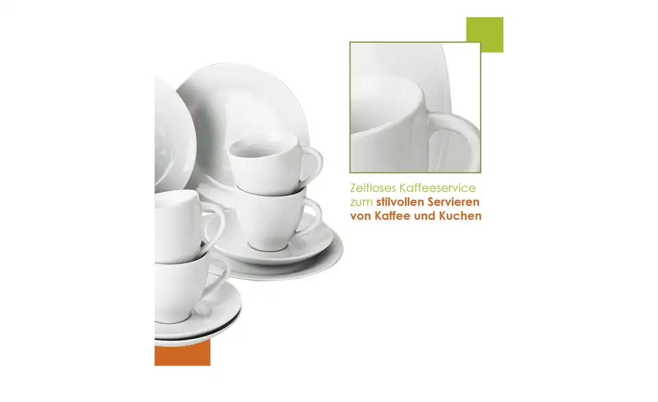 levelone Kaffeeservice,18-teilig Mira, Bild mit Text