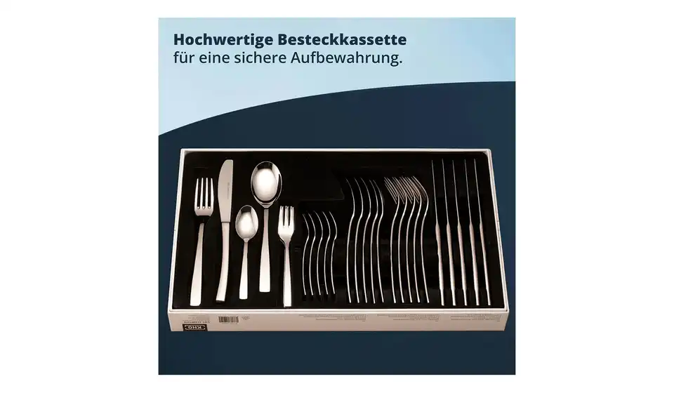 KHG Besteckset, 30-teilig "715", Bild mit Text