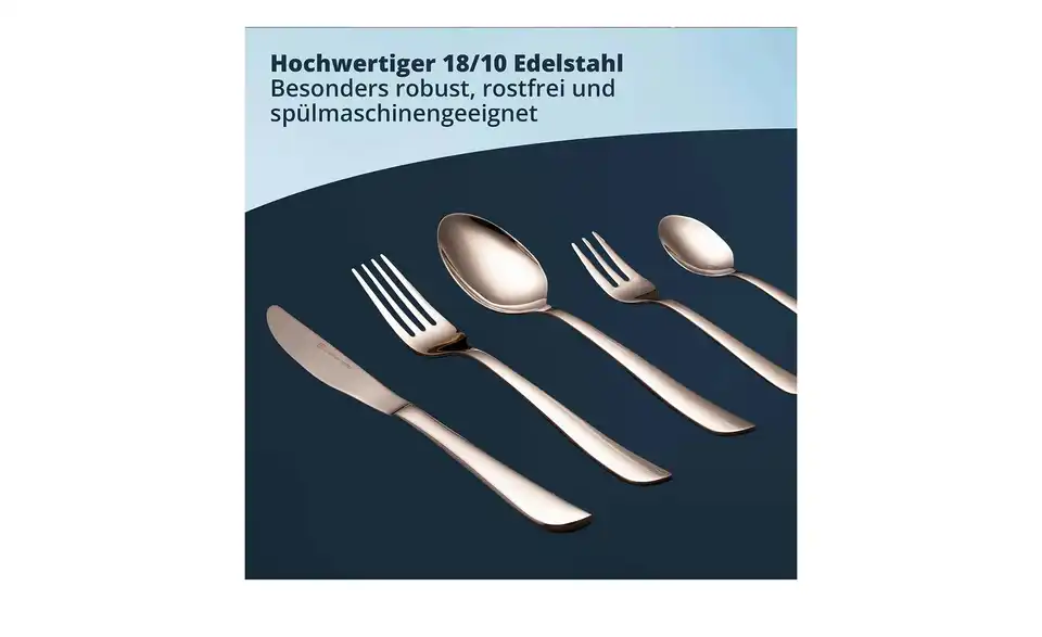 KHG Besteckset, 30-teilig "718", Bild mit Text