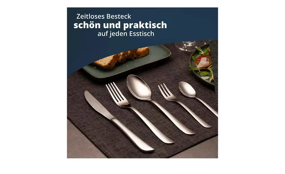 KHG Besteckset, 30-teilig "718", Bild mit Text