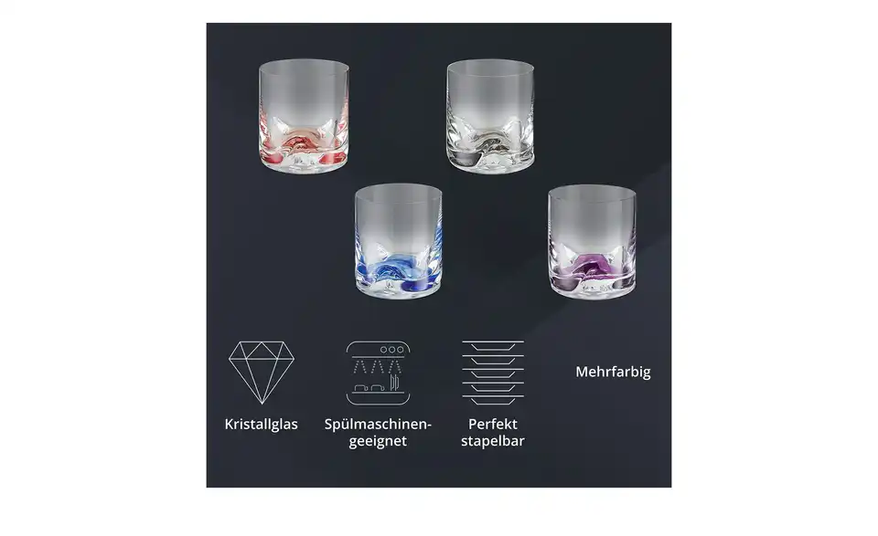 Peill+Putzler Whiskyglas 4er-Set, Bild mit Text