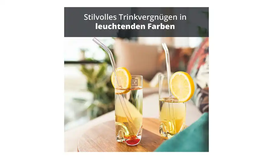 Peill+Putzler Longdrinkglas, 4er-Set, Bild mit Text