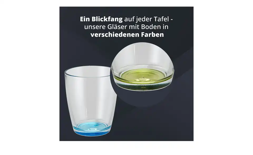 Peill+Putzler Glas 6er-Set Colore, Bild mit Text