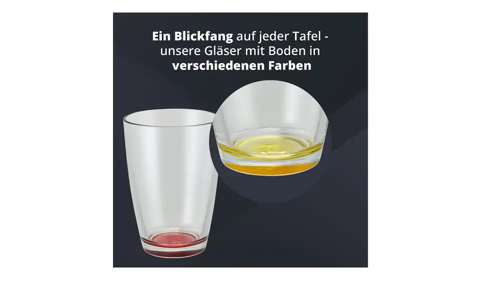 Peill+Putzler Glas 6er-Set Colore, Bild mit Text
