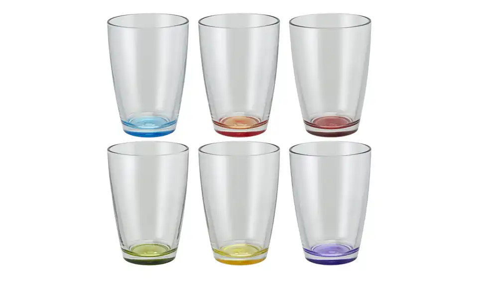 Peill+Putzler Glas 6er-Set Colore, Frontansicht
