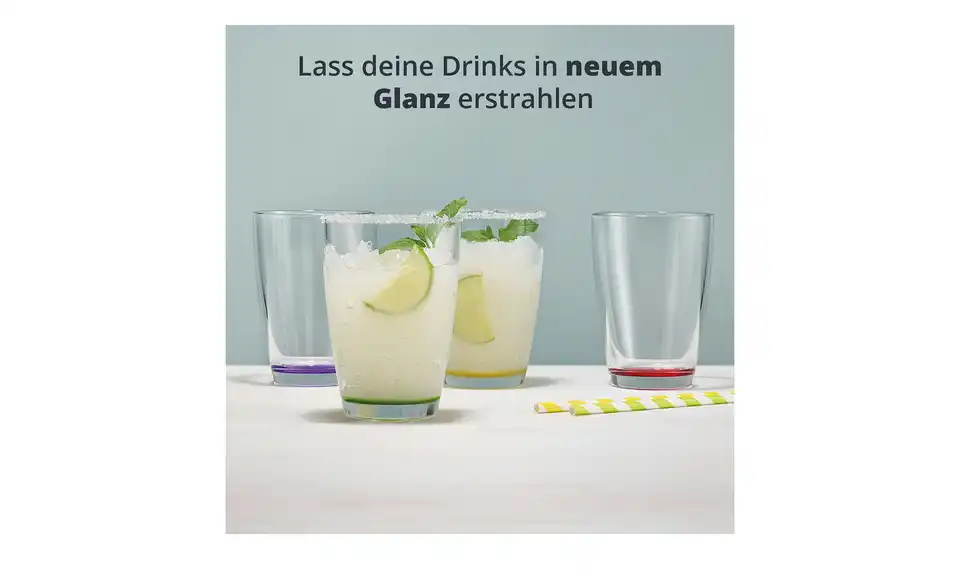 Peill+Putzler Glas 6er-Set Colore, Bild mit Text