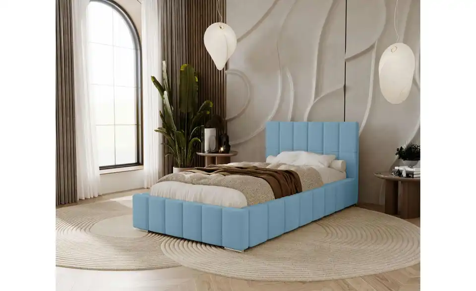 Polsterbett Alma, in Wohnsituation