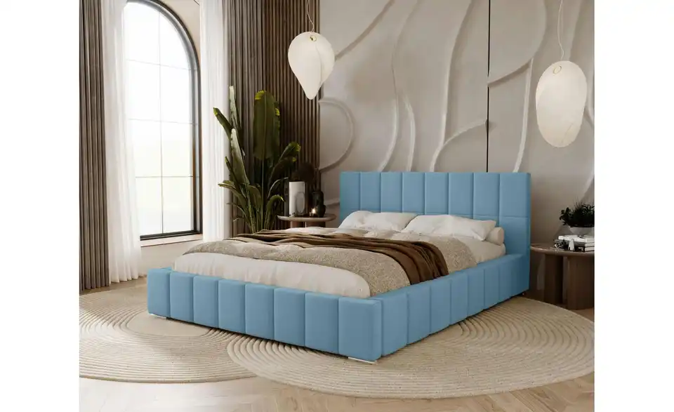 Polsterbett Alma, in Wohnsituation