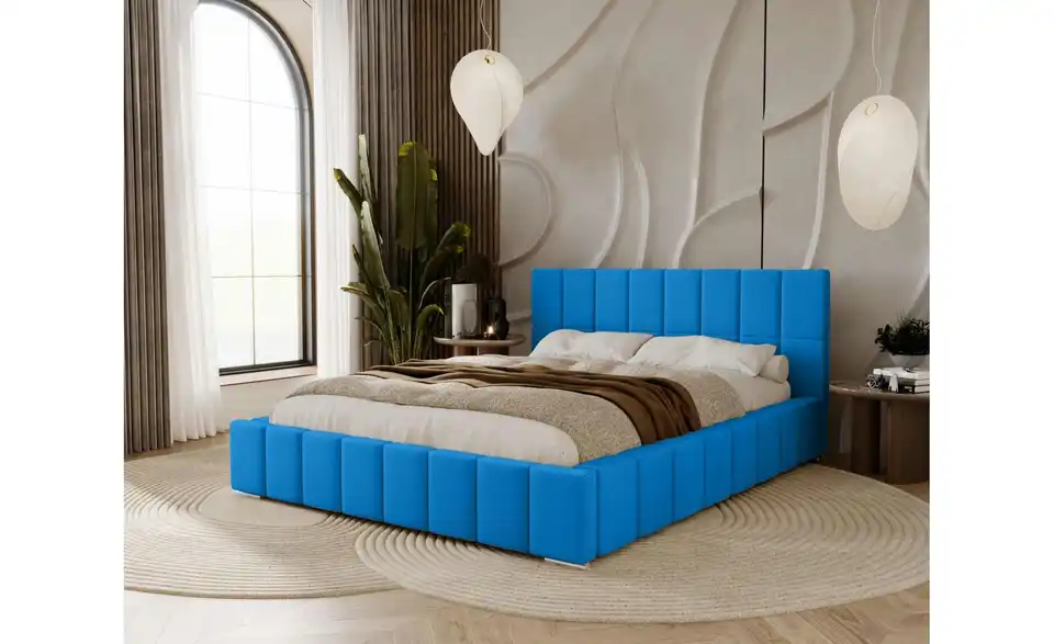 Polsterbett Alma, in Wohnsituation