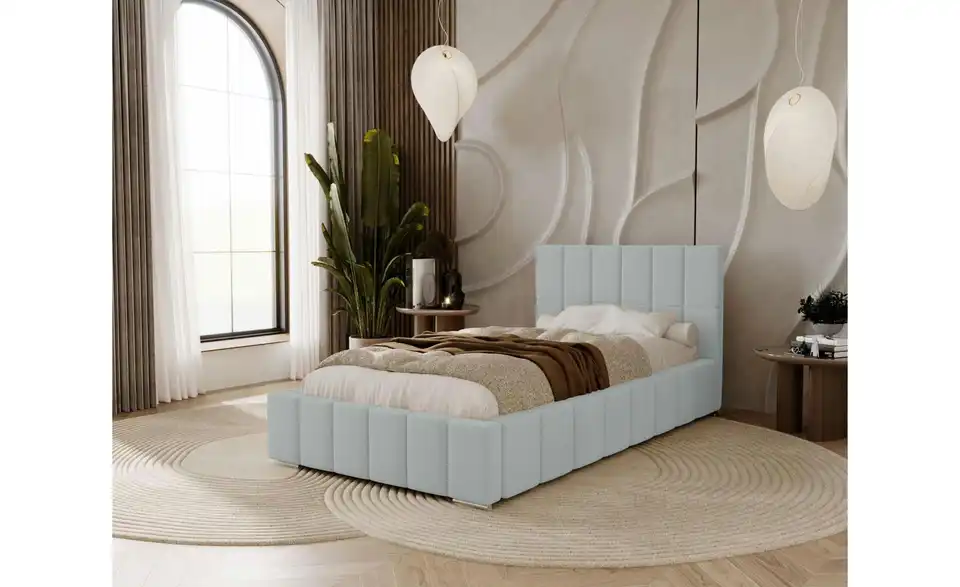 Polsterbett Alma, in Wohnsituation