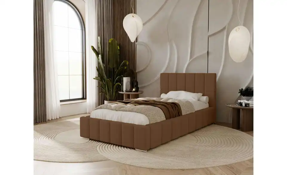 Polsterbett Alma, in Wohnsituation