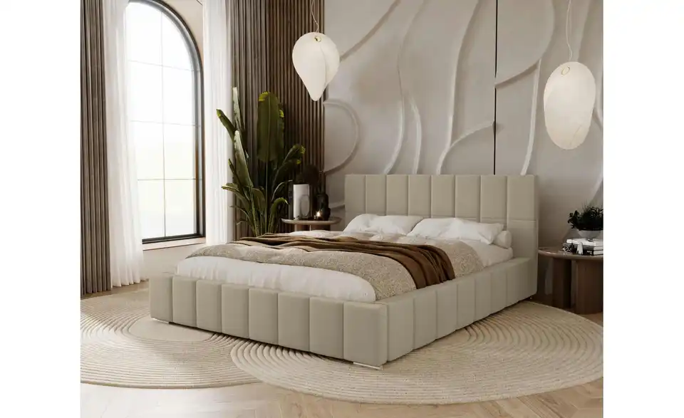 Polsterbett Alma, in Wohnsituation