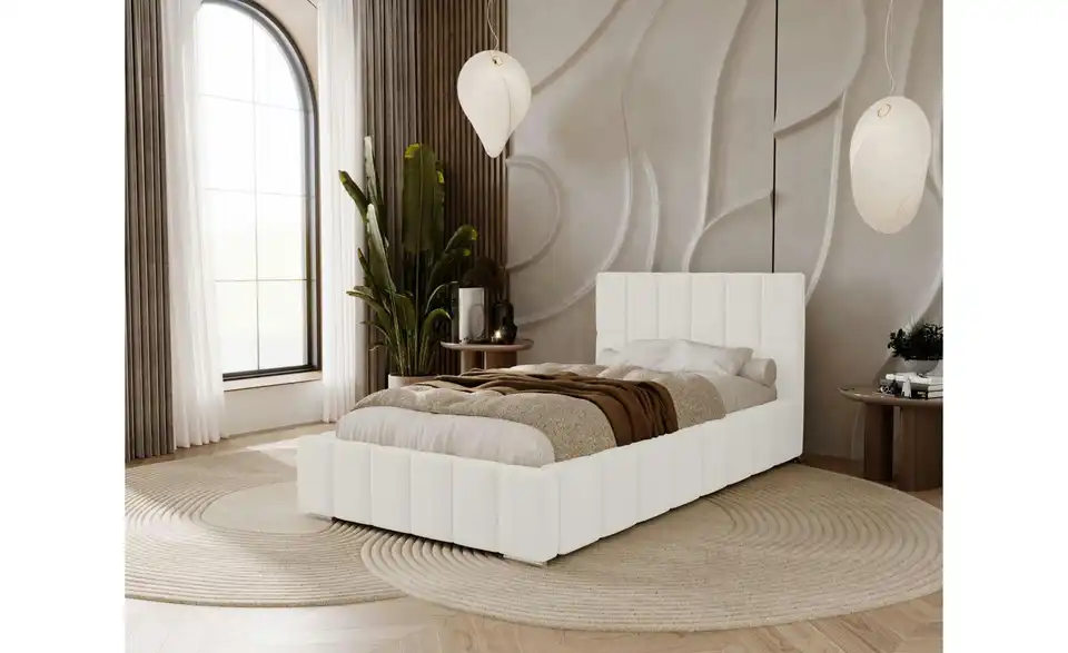 Polsterbett Alma, in Wohnsituation