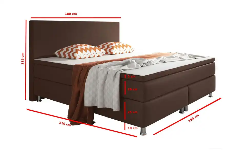 Boxbett Berlin, Bemaßung
