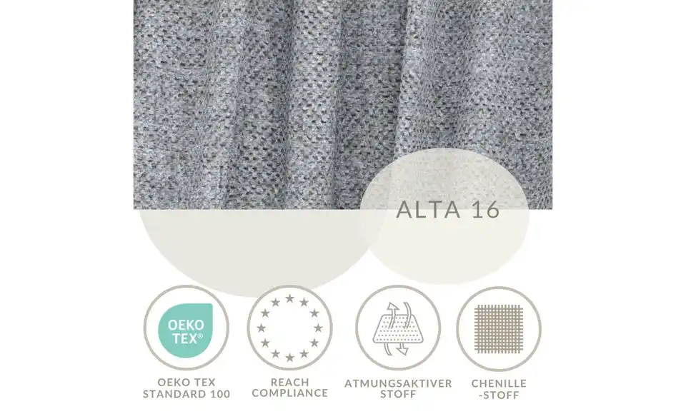 Polsterbett Livy mit Stauraum, Bild mit Text