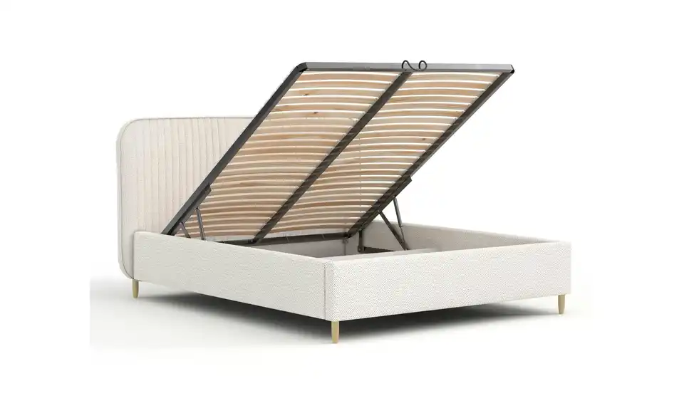 Polsterbett Livy mit Stauraum, Funktionsansicht