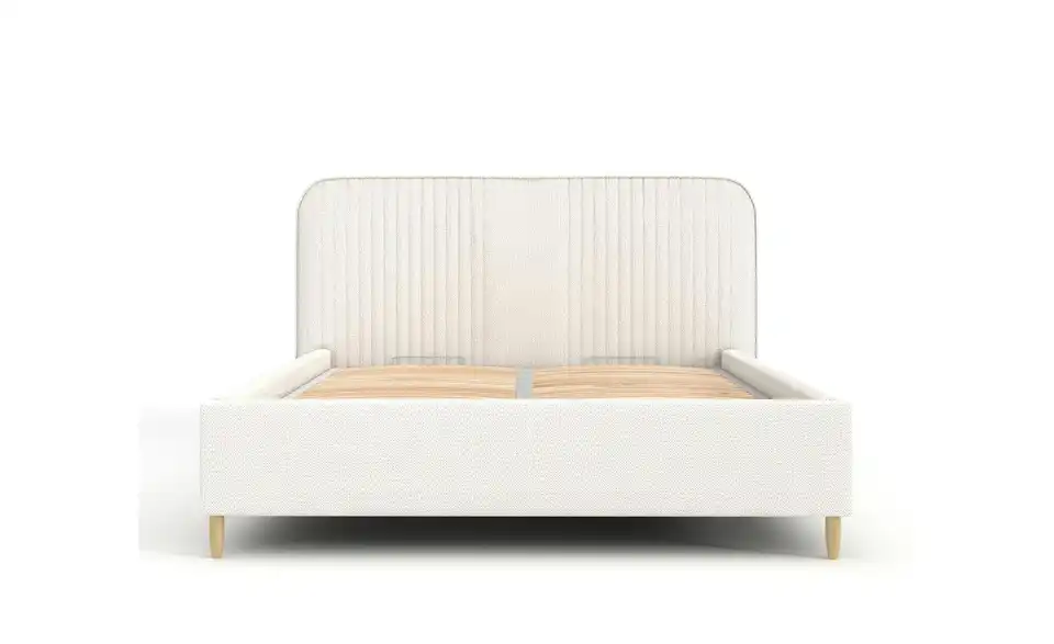 Polsterbett Livy mit Stauraum, Frontansicht