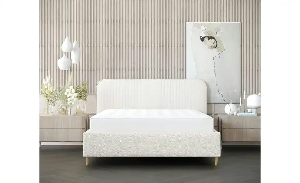 Polsterbett Livy mit Stauraum, in Wohnsituation