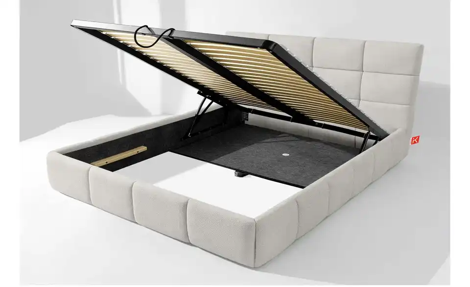 KONSIMO Polsterbett Altos, in Wohnsituation