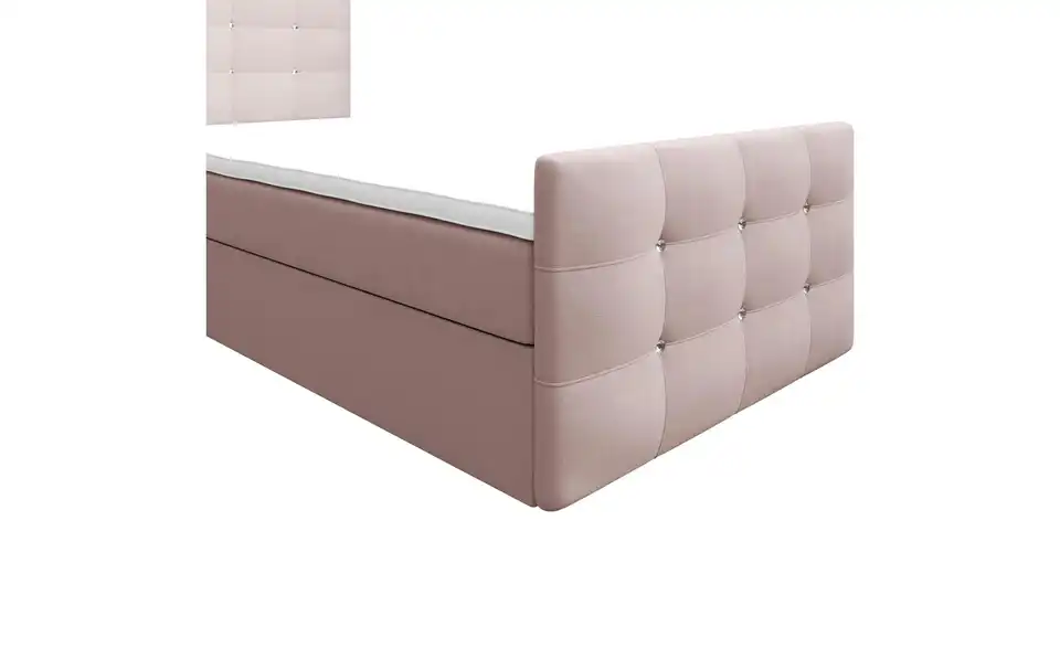 Boxbett Kleo mit Stauraum, Matratze H3 und Topper, Detailansicht