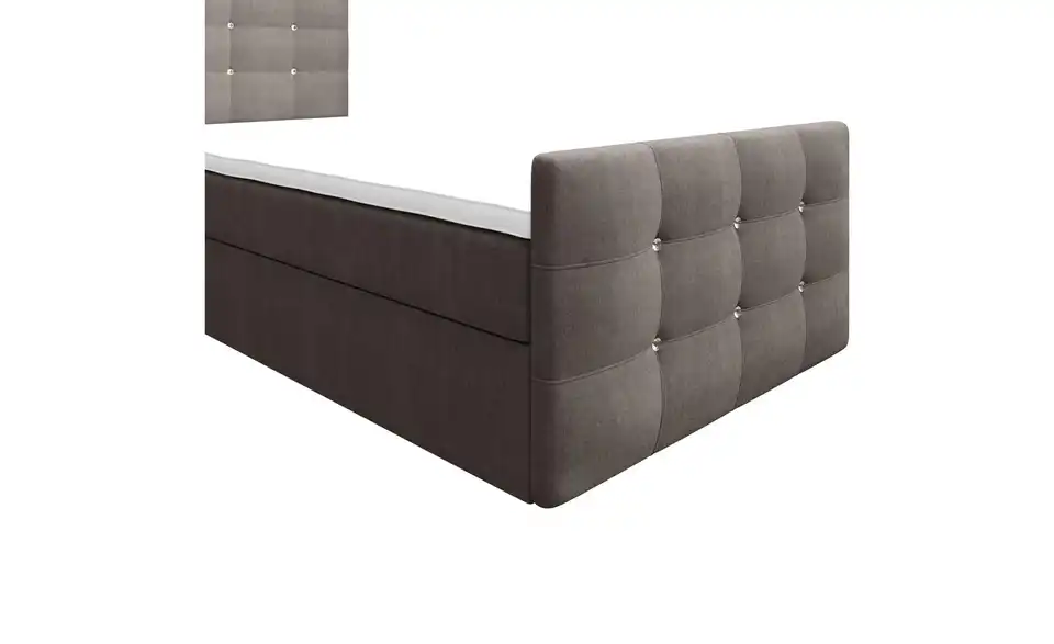 Boxbett Kleo mit Stauraum, Matratze H3 und Topper, Detailansicht