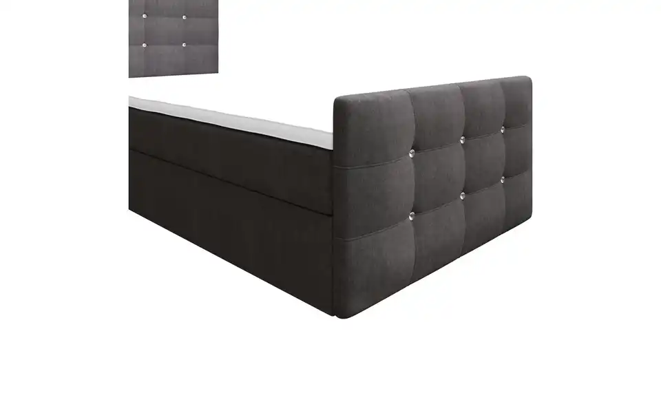 Boxbett Kleo mit Stauraum, Matratze H3 und Topper, Detailansicht